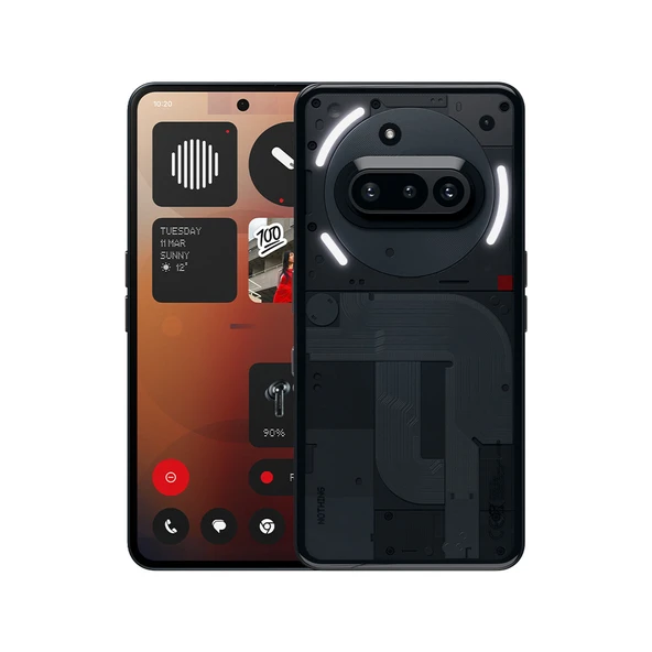 Nothing Phone (3a) 12/256 GB Siyah (Nothing Türkiye Garantili)