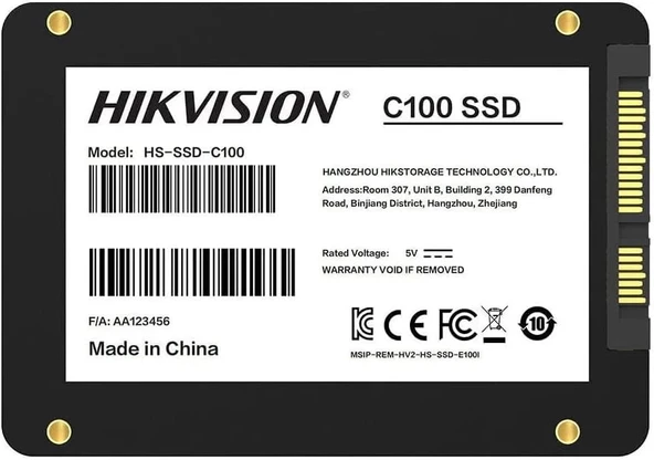 HIKVISION 240GB C100 C100-240G 550- 450MB/s SSD SATA-3 Disk - 5
