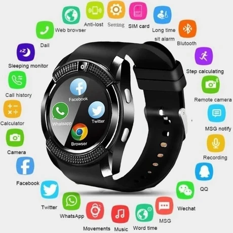 Wtime V8 Bluetooth Erkek Akıllı Saati - 2