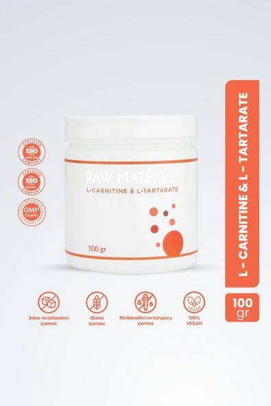 RAW Material L-carnitine & L-tartarate 100 gr ürün görseli