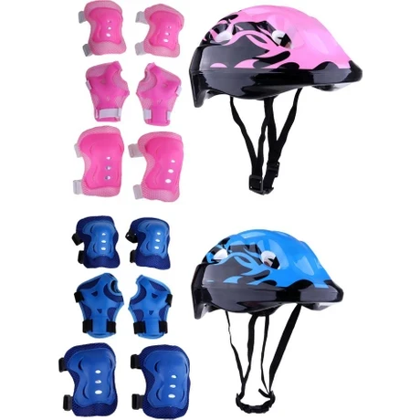 klar Spor Koruyucu Dişli Seti, Kask ve El Bilek, Dirsek, Diz, Kaykay, Paten, Scooter, Bisiklet Için