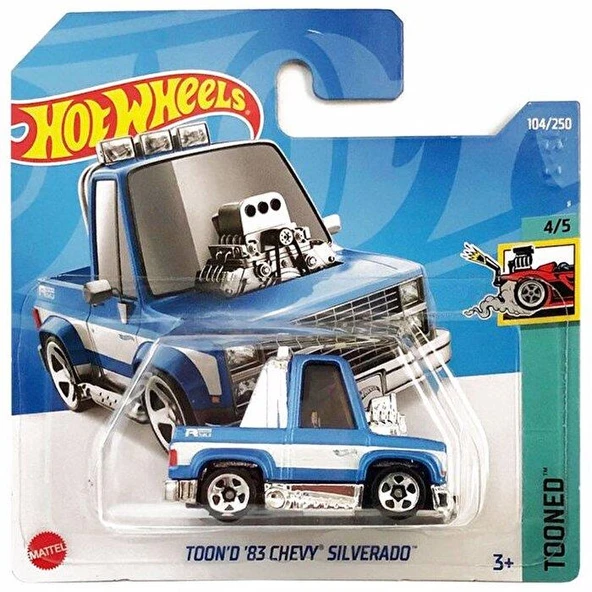 Hot Wheels Tekli Arabalar Toon'd '83 Chevy Silverado HCT26 ürün görseli