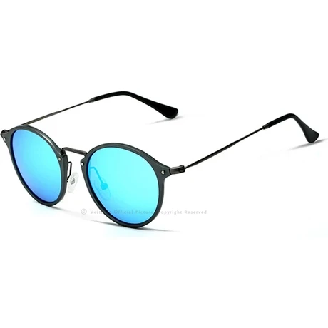 Veithdia Moda Yuvarlak Unisex Güneş Gözlüğü - Polarize UV400 Kaplama Ayna Lensi
