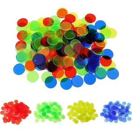 i Matematik Oyuncaklar Öğrenme Kaynakları Renk Plastik Para Bingo Ldren Çocuklar Sınıf Malzemeleri - 2
