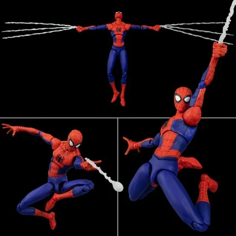 FBHTX New ml Legends Spiderman Figure Spider-Man Into The Spider-Verse Sv Peter B. Parker Sentinel - 3