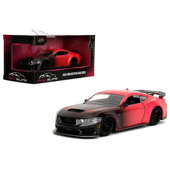 Jada Pi̇nk Sli̇ps 1:32 Ölçekli Araba 2024 Ford Mustang Dark Horse ürün görseli