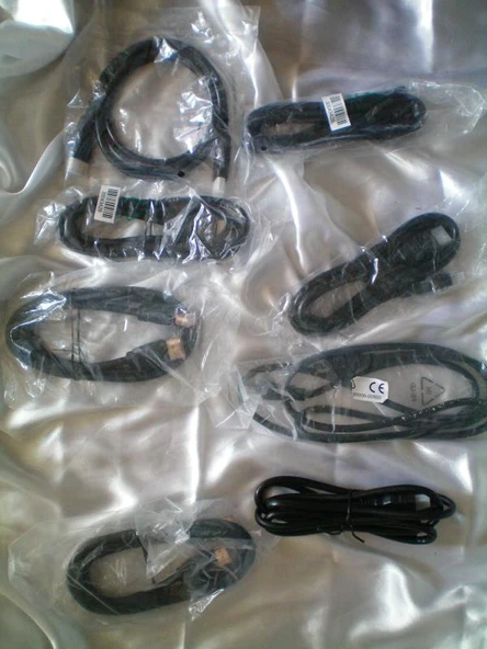 10 Lu Paket HDMI to HDMI 1,5 1,8 MT 1080 full HD % 100 Çalışma Ve Uyum Garantisi ürün görseli 1