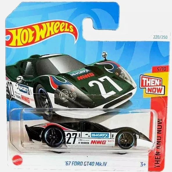 Hot Wheels Tekli Arabalar 67 Ford GT40 MK.IV HTC69 ürün görseli