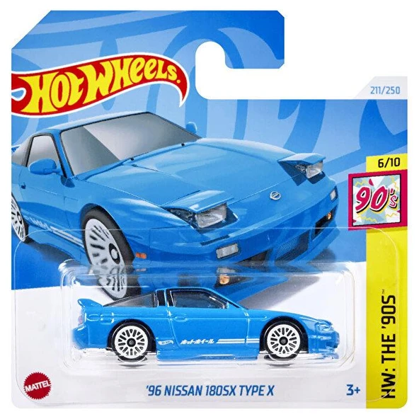 Hot Wheels Tekli Arabalar '96 Nissan 180SX Type x - HTB08 ürün görseli