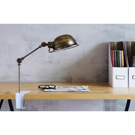 Dolity 2 Adet Ayarlanabilir Kol Kelepçe Masa Lambası Klip Döner Kilit Tutucu Metal Stand - 3