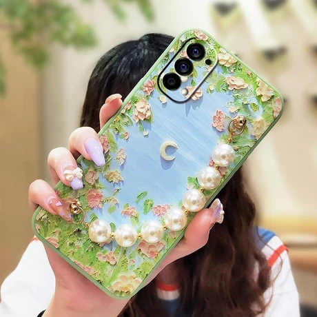 Seniee  Reno 4 4g Çiçek Telefon Kılıfı