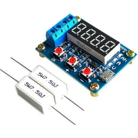 1.2V-12V Pil Kapasite Ölçer Deşarj Test Cihazı Analiz Cihazı 18650 - 3