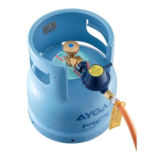 GOK 30mBar Tüp/LPG Gaz Dedantör/Regülatör - Düz Çıkışlı - 4