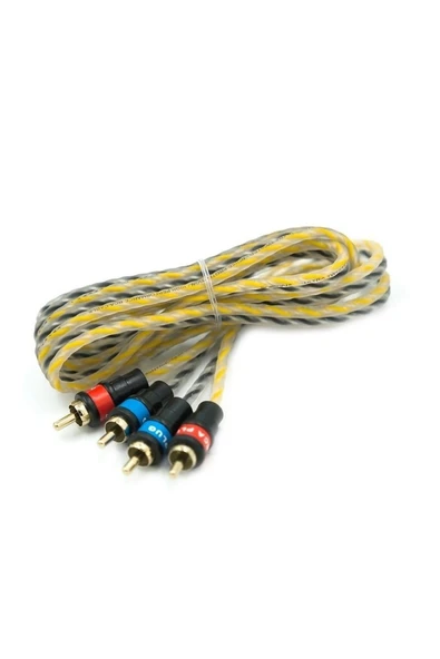 Oto Anfi Kablosu 2RCA 2RCA 2mt Edison RCA-2M - 1