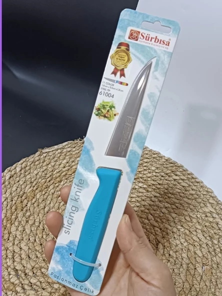 Sürmene 61004 Mutfak Bıçağı (9,50 Cm) Turkuaz - Resim 7