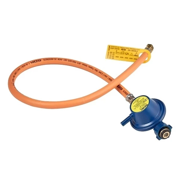 GOK 30mBar Tüp/LPG Gaz Dedantör/Regülatör - Düz Çıkışlı - 3