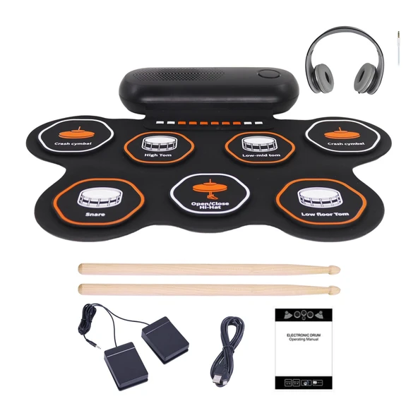 Jwin JD-204 Dijital Davul - Bateri Seti + Kulaklık Hediyeli