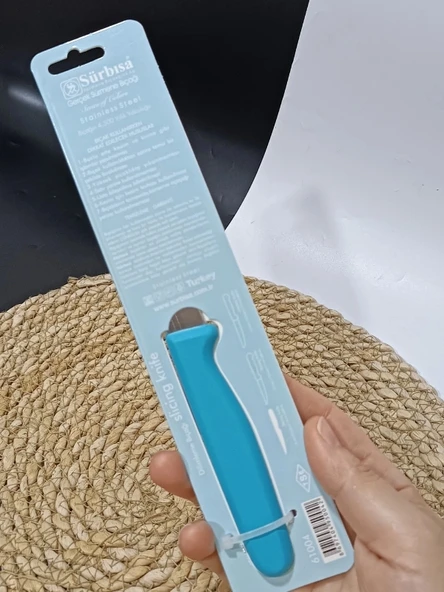 Sürmene 61004 Mutfak Bıçağı (9,50 Cm) Turkuaz - Resim 4