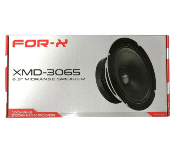 For-X XMD-3065 Midrange 100W RMS 200W Maksimum 16 cm Hoparlör Yeşil Kasa - Resim 5