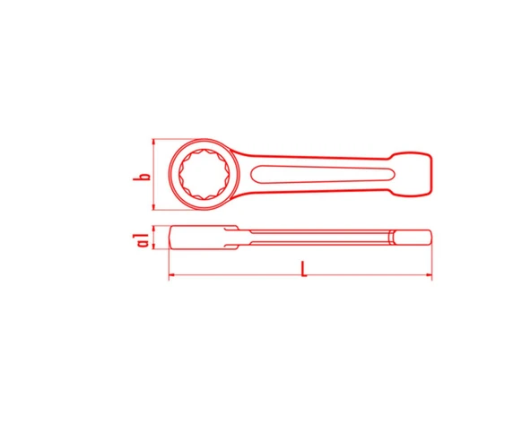 İzeltaş Yıldız Çakma Anahtar 32 mm - Resim 2