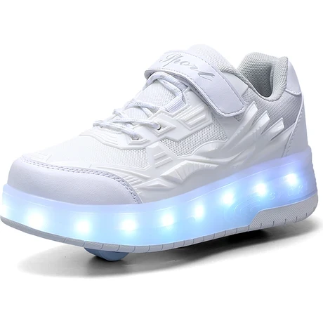 Sıtong 4 Tekerlekli USB Şarjlı LED Işıklı Paten Ayakkabı - 3