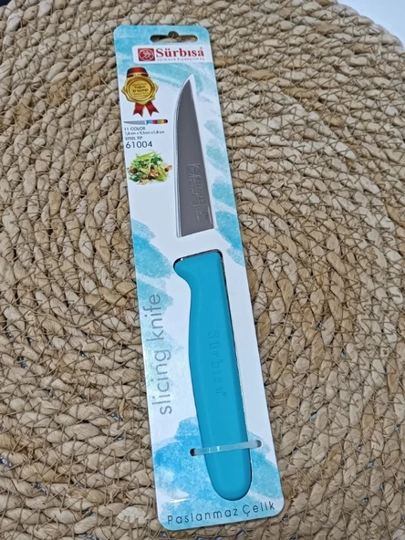 Sürmene 61004 Mutfak Bıçağı (9,50 Cm) Turkuaz - Resim 11