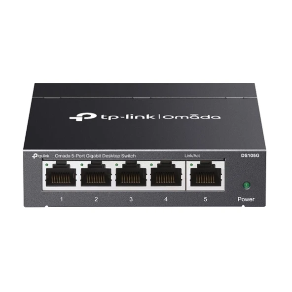 Omada Tp-Link DS105G 5 Port 10-100-1000 Mbps Switch Çelik Kasa Rack Mount ürün görseli