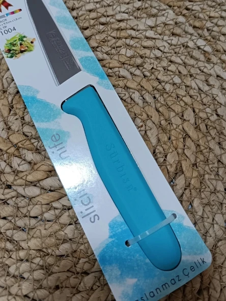 Sürmene 61004 Mutfak Bıçağı (9,50 Cm) Turkuaz - Resim 5