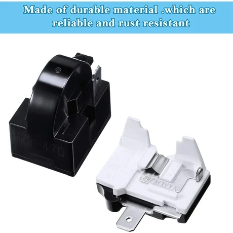 3x Qp2-4.7 Ptc Röle 1 Pinli Buzdolabı Rölesi ve 6750C-0005P Buzdolabı Aşırı Yük Koruyucu - 4