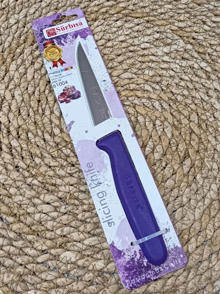 Sürmene 61004 Mutfak Bıçağı (9,50 Cm) Mor - Resim 8