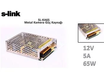 S-link SL-KA65 12V 5A 65W Metal Kamera Güç Kaynağı - 4