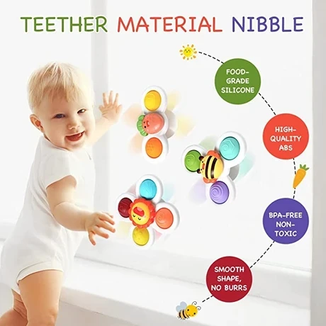 Prodigy Toy 3 Adet Vantuz Iplik Oyuncakları Banyo Oyuncakları - 2