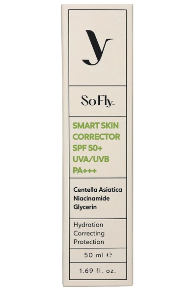 SO FLY SMART SKİN CORRECTOR SPF 50+ UVA/UVB KORUMALI ONARICI RENKLİ GÜNEŞ KREMİ 50ML - 2