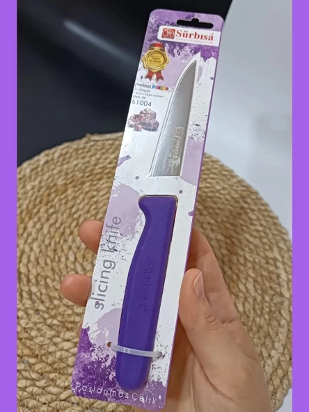 Sürmene 61004 Mutfak Bıçağı (9,50 Cm) Mor ürün görseli