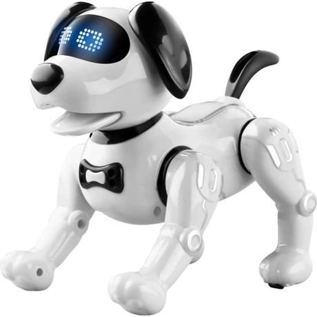 Dogula Uzaktan Kumanda Robot Köpek Oyuncak Push Up Rc Robot Köpeği Erkek ve Kız Çocukları Beyaz