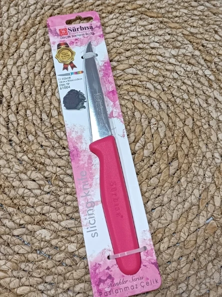 Sürmene 61004 Mutfak Bıçağı (9,50 Cm) Nar Çiceği - 9