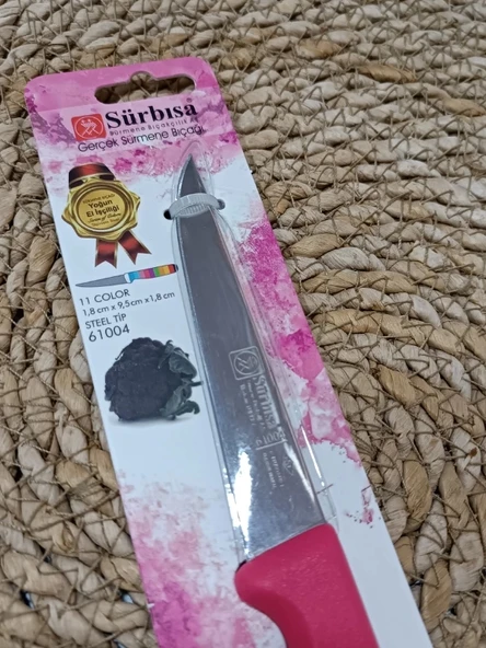 Sürmene 61004 Mutfak Bıçağı (9,50 Cm) Nar Çiceği - 5