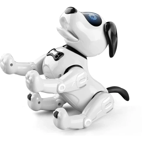 Dogula Uzaktan Kumanda Robot Köpek Oyuncak Push Up Rc Robot Köpeği Erkek ve Kız Çocukları Beyaz - 3