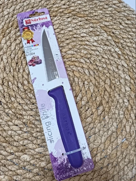 Sürmene 61004 Mutfak Bıçağı (9,50 Cm) Mor - Resim 5