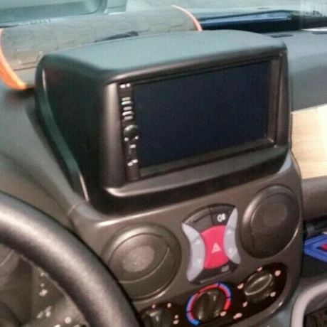 Araba Stereo Radyo DVD Paneli Ses Montaj Fasya Kiti Doblo 2002-2017 Için DVD Çivisiz Çerçeve Dash - 2