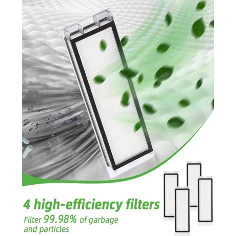 Revo S/q Revo Maxv/q Revo Pro Robot Süpürge Ana Yan Fırça Hepa Filtreler Paspas Bezi Toz Torbaları - 3