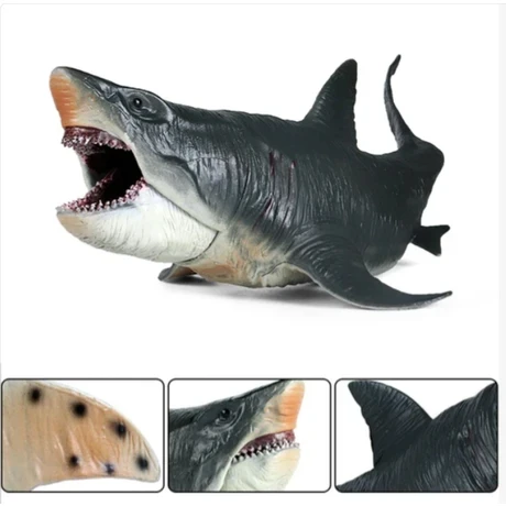 iaying Köpekbalığı Aksiyon Figürü Megalodon Modeli Bilişsel Oyuncaklar Gerçekçi Erkekler Ve Kızlar - 5