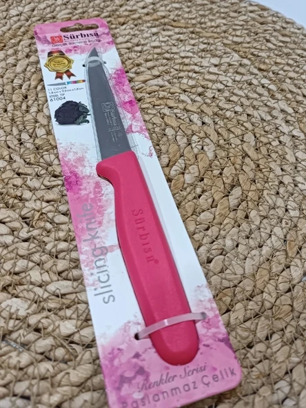 Sürmene 61004 Mutfak Bıçağı (9,50 Cm) Nar Çiceği - 8