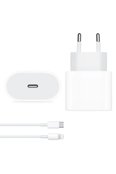 Apple Iphone 11 / 11 Pro / 11 Pro /12 Pro/12 Pro Max Uyumlu 20w Hızlı Şarj Aleti Ve Kablosu - 1