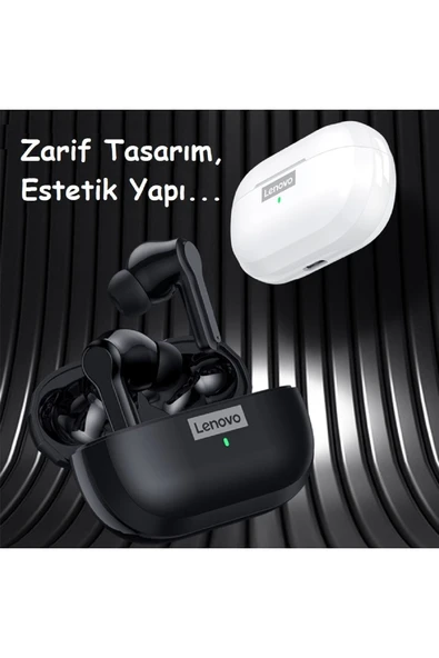 Lp1s Tws Bluetooth Kulaklık Mini Kablosuz Kulaklık iOS-Android Uyumlu Kulak İçi Kulaklık - Resim 2