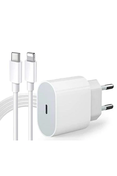 Iphone Tüm Serilerle Uyumlu 20WATT Hızlı Şarj Aleti Kablo Adaptör Set  6 7 8 X 11 12 13 14 15 - Resim 3
