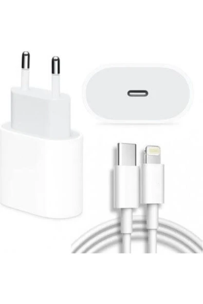 Iphone 11 / 11 Pro / 12 / 12 Pro Uyumlu Kablo Ve Adepter Şarj Cihazı 20w Hızlı Şarj Başlık - 5