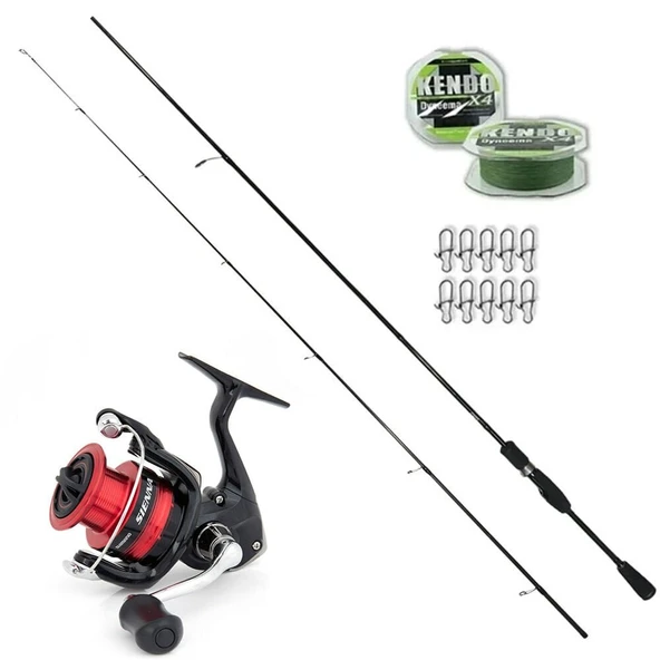 Shimano Sienna 4000 - Fujin Sniper 270cm 10-30gr Spin Olta Seti ürün görseli 1