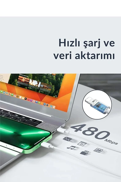 Iphone Tüm Serilerle Uyumlu Hızlı Şarj Aleti Adaptör Kablo 6 7 8 X 11 12 13 14 Pro Max - 5