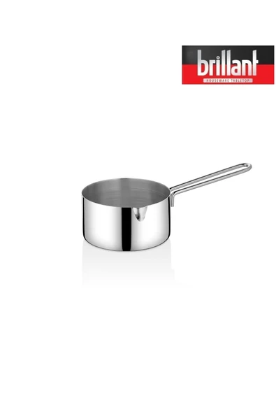 Alkaid Kaçerola 3'lü Çelik Set Sütlük-Sosluk 16/18/20 cm - Resim 4